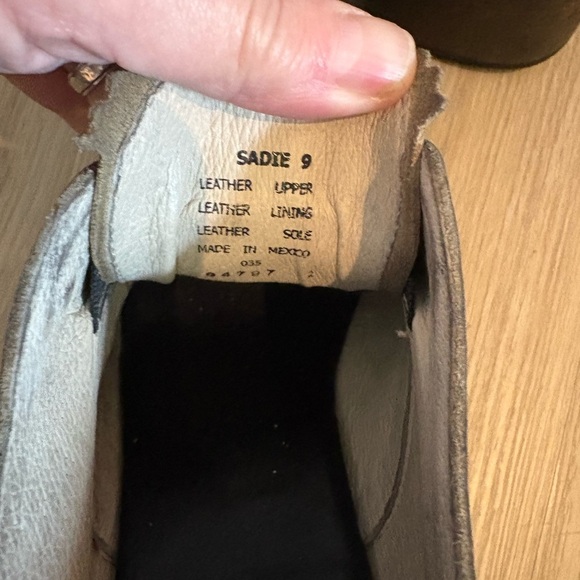 Firebird Western Women’s 9 Sadie Leather Ankle Boots Cowgirl Cowboy - Picture 6 of 10